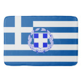 Griechische Flagge Badematte (Vorderseite)