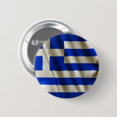 griechische Flagge Button (Vorne & Hinten)