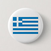 Griechische Flagge Button (Vorderseite)