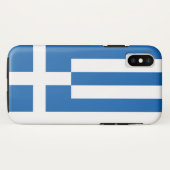 Griechische Flagge Case-Mate iPhone Hülle (Rückseite (Horizontal))