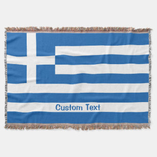 Griechische Flagge Decke