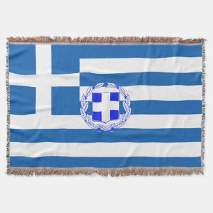 Griechische Flagge Decke