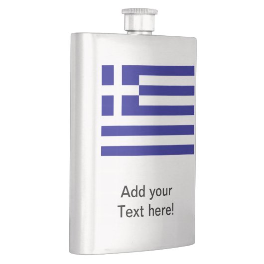 Griechische Flagge Flachmann (Rechts)