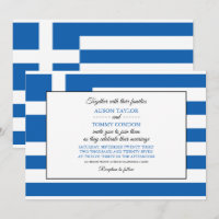 Griechische Flagge, Flagge Griechenlands Hochzeit
