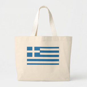 Griechische Flagge, Flagge Griechenlands Jumbo Stoffbeutel