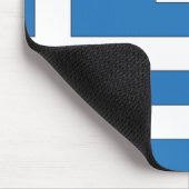 Griechische Flagge, Flagge Griechenlands Mousepad (Ecke)
