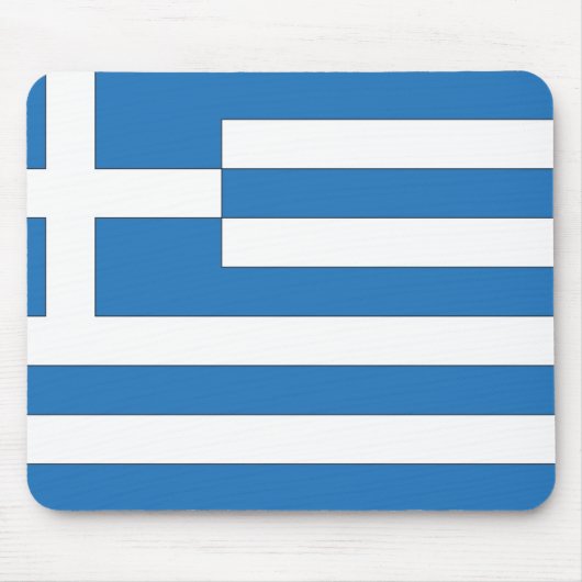 Griechische Flagge, Flagge Griechenlands Mousepad (Vorne)