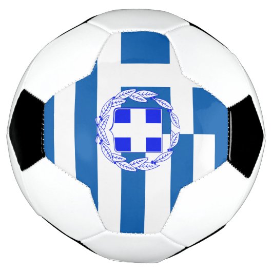 griechische Flagge Fußball (Gedreht)