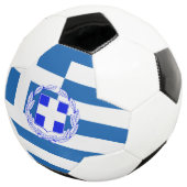 griechische Flagge Fußball (Dreiviertel)