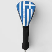 Griechische Flagge Golf Headcover (Vorderseite)