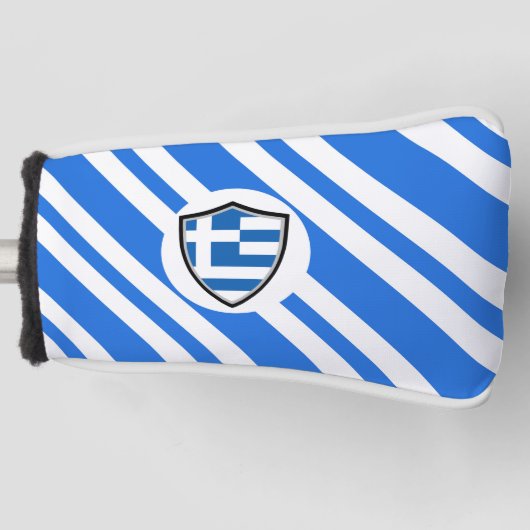 griechische Flagge Golf Headcover (Vorderseite)
