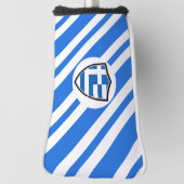 griechische Flagge Golf Headcover (Rotieren 90)