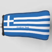 Griechische Flagge Golf Headcover (Vorderseite)