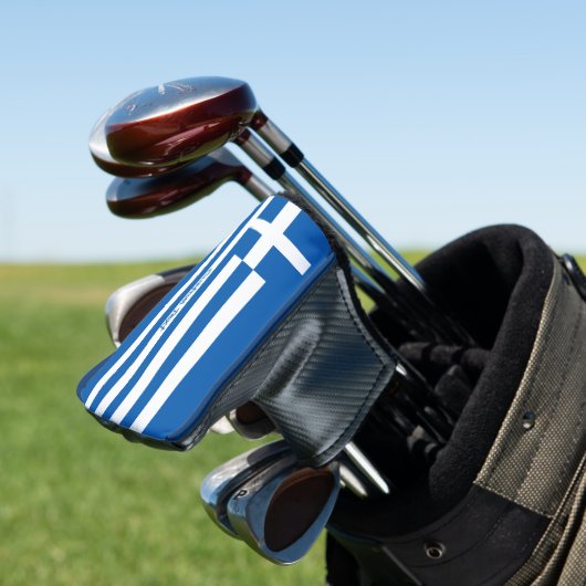 Griechische Flagge Golf Headcover (In Situ)