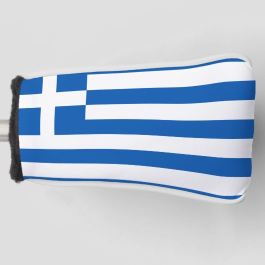 Griechische Flagge Golf Headcover (Vorderseite)