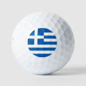 Griechische Flagge Golfball (Vorderseite)