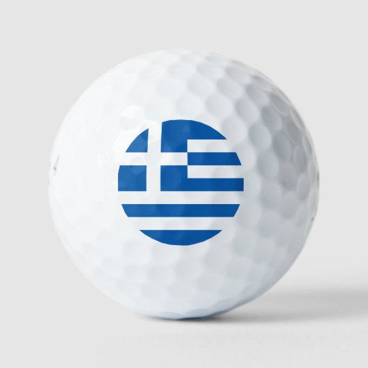 Griechische Flagge Golfball (Vorderseite)