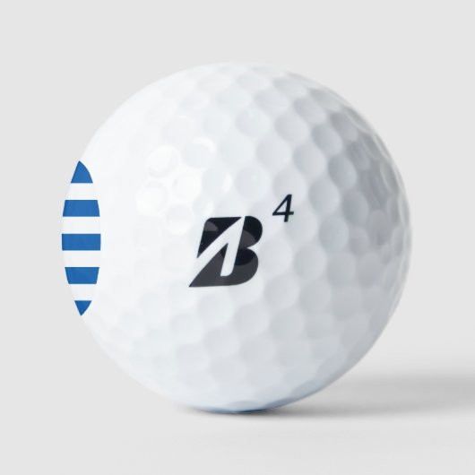 Griechische Flagge Golfball (Logo)