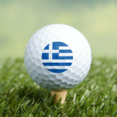Griechische Flagge Golfball (Insitu T-Shirt)