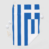 griechische Flagge Golfhandtuch (Insitu)