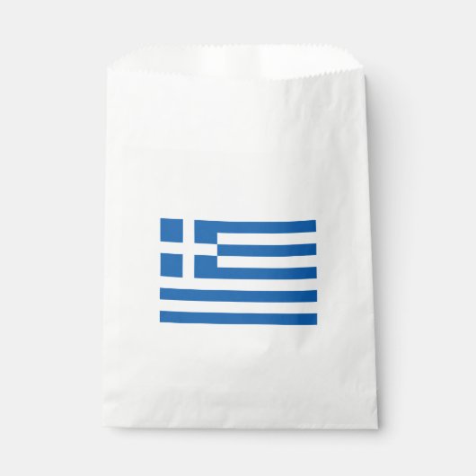 Griechische Flagge (Griechenland) Geschenktütchen (Vorderseite)