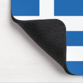 Griechische Flagge (Griechenland) Mousepad (Ecke)