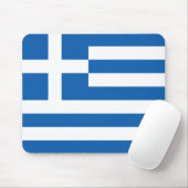 Griechische Flagge (Griechenland) Mousepad (Mit Mouse)