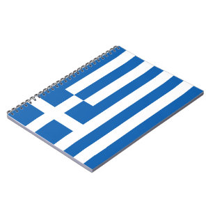 Griechische Flagge (Griechenland) Notizblock