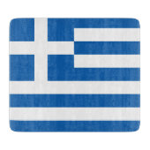 Griechische Flagge (Griechenland) Schneidebrett (Vorderseite)