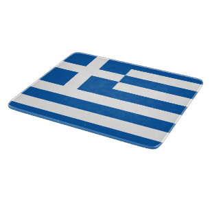 Griechische Flagge (Griechenland) Schneidebrett