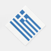 Griechische Flagge (Griechenland) Serviette (Ecke)