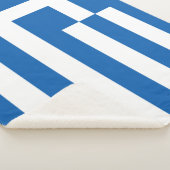 Griechische Flagge (Griechenland) Sherpadecke (3/4)