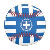 Griechische Flagge / Griechenland Sport / Baseball (Rückseite)