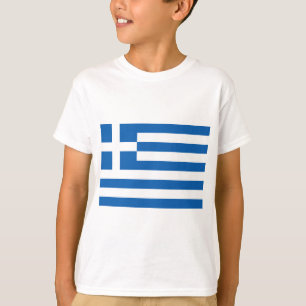 Griechische Flagge (Griechenland) T-Shirt