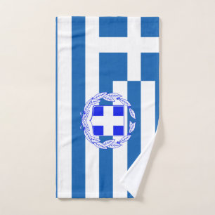 Griechische Flagge Handtuch