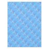 Griechische Flagge in Athen Tischdecke (Vorderseite)