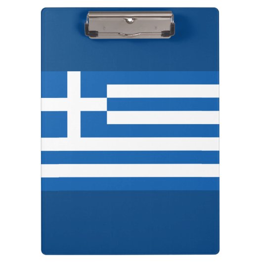 Griechische Flagge Klemmbrett (Vorderseite)