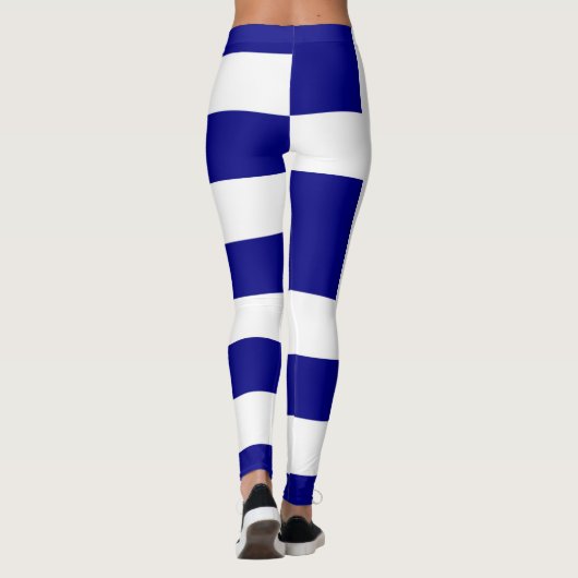 Griechische Flagge Leggings (Rückseite)