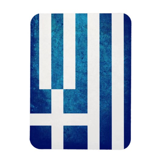 Griechische Flagge Magnet (Vertikal)
