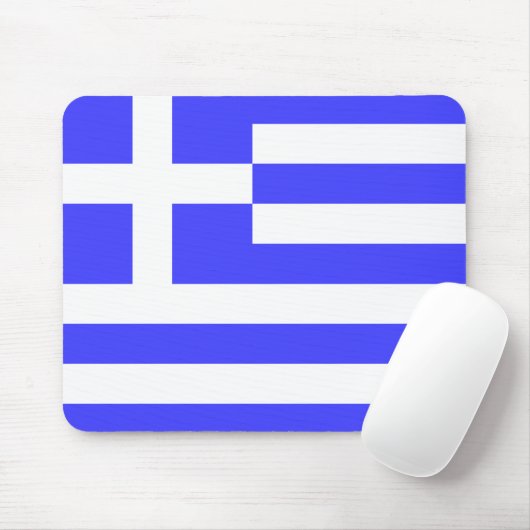 Griechische Flagge Mousepad (Mit Mouse)