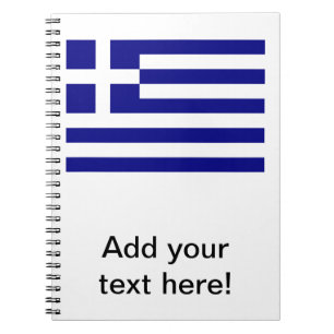 Griechische Flagge Notizblock