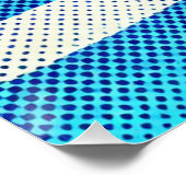 griechische Flagge Poster (Ecke)