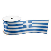 griechische Flagge Satinband (Spule)