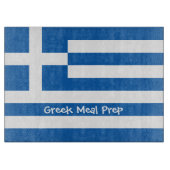 Griechische Flagge Schneidebrett (Vorderseite)