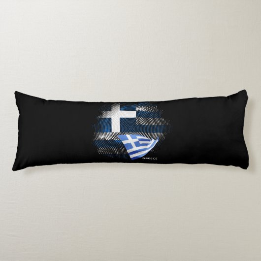 griechische Flagge Seitenschläferkissen (Vorderseite)