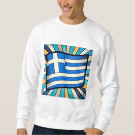 griechische Flagge Sweatshirt