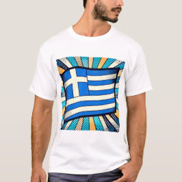 griechische Flagge T-Shirt