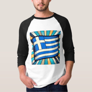 griechische Flagge T-Shirt