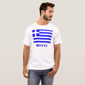 Griechische Flagge T-Shirt (Vorne ganz)