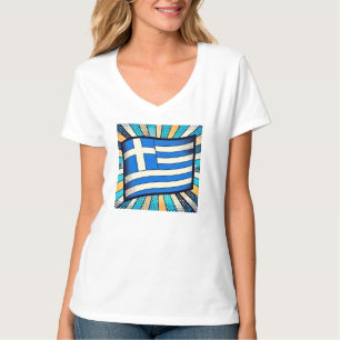 griechische Flagge T-Shirt